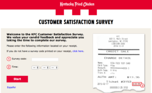 Survey – MyKFCExperience